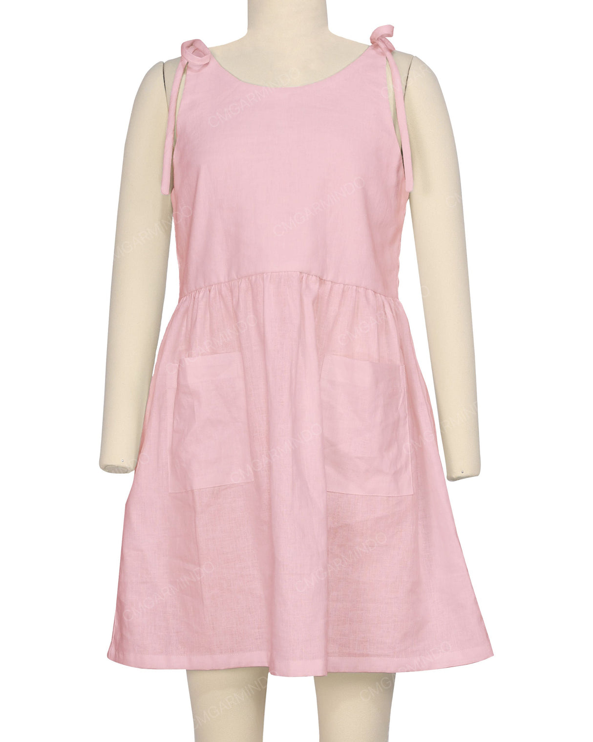 Tie Shoulder Mini Dress