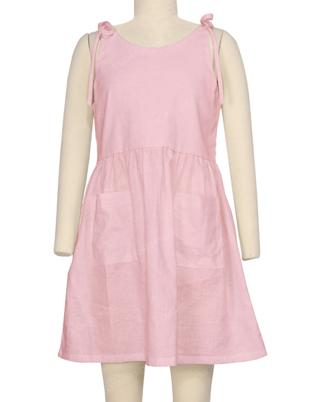 Tie Shoulder Mini Dress