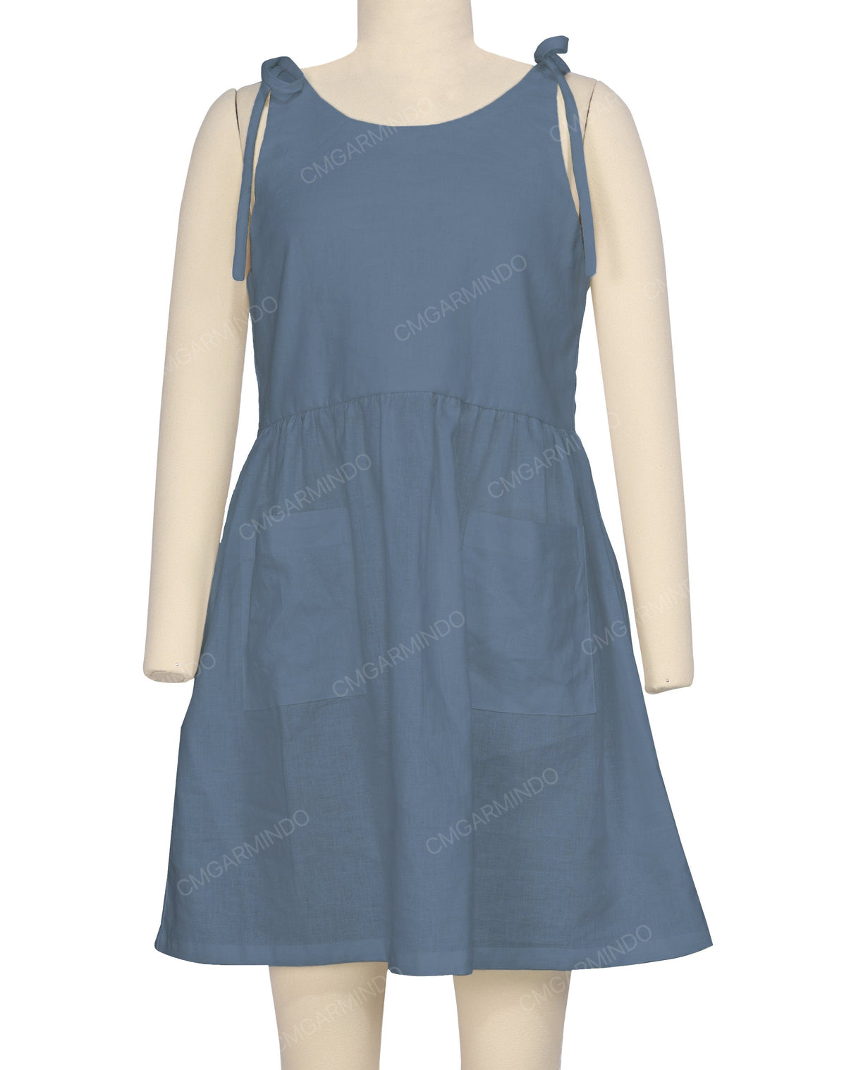 Tie Shoulder Mini Dress