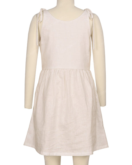 Tie Shoulder Mini Dress