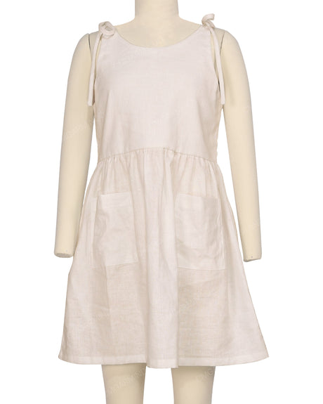 Tie Shoulder Mini Dress
