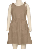Tie Shoulder Mini Dress