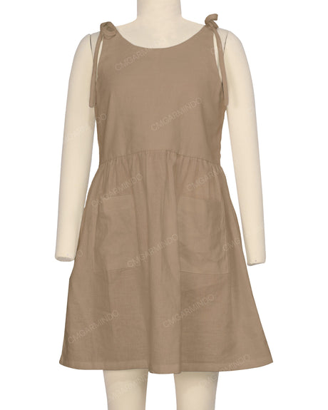 Tie Shoulder Mini Dress
