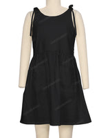 Tie Shoulder Mini Dress
