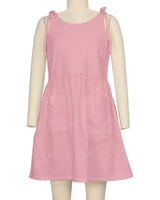 Tie Shoulder Mini Dress