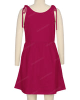 Tie Shoulder Mini Dress