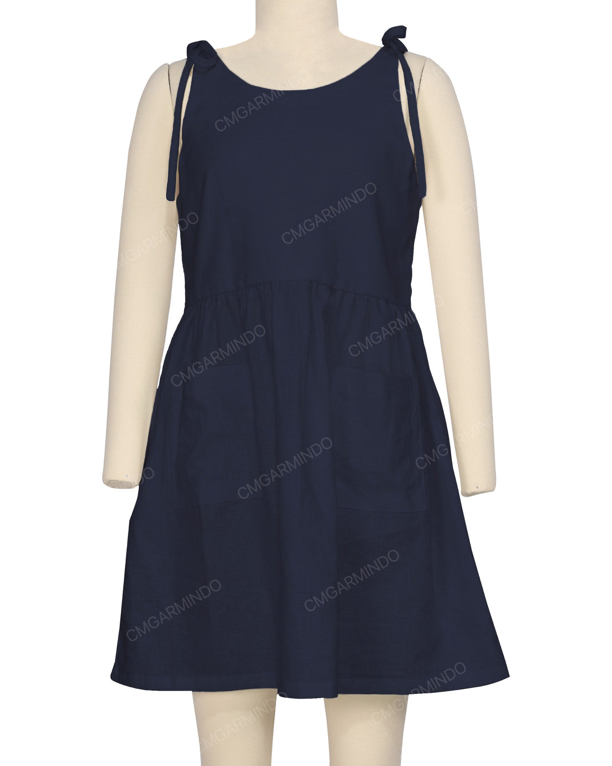 Tie Shoulder Mini Dress
