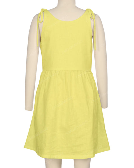Tie Shoulder Mini Dress
