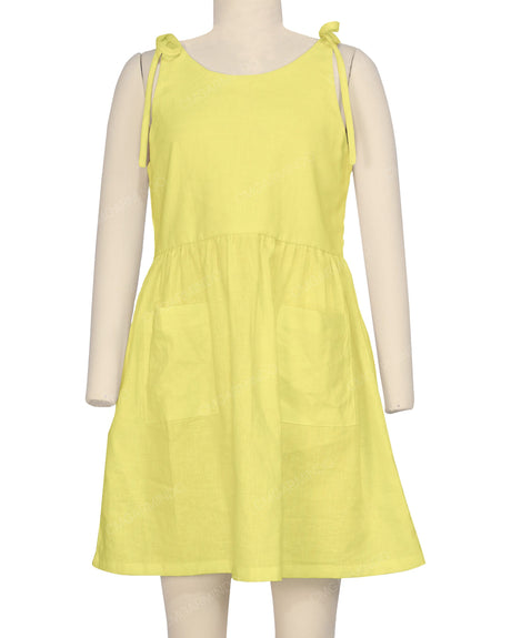 Tie Shoulder Mini Dress