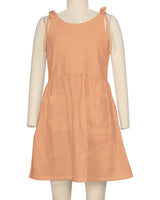 Tie Shoulder Mini Dress
