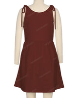 Tie Shoulder Mini Dress