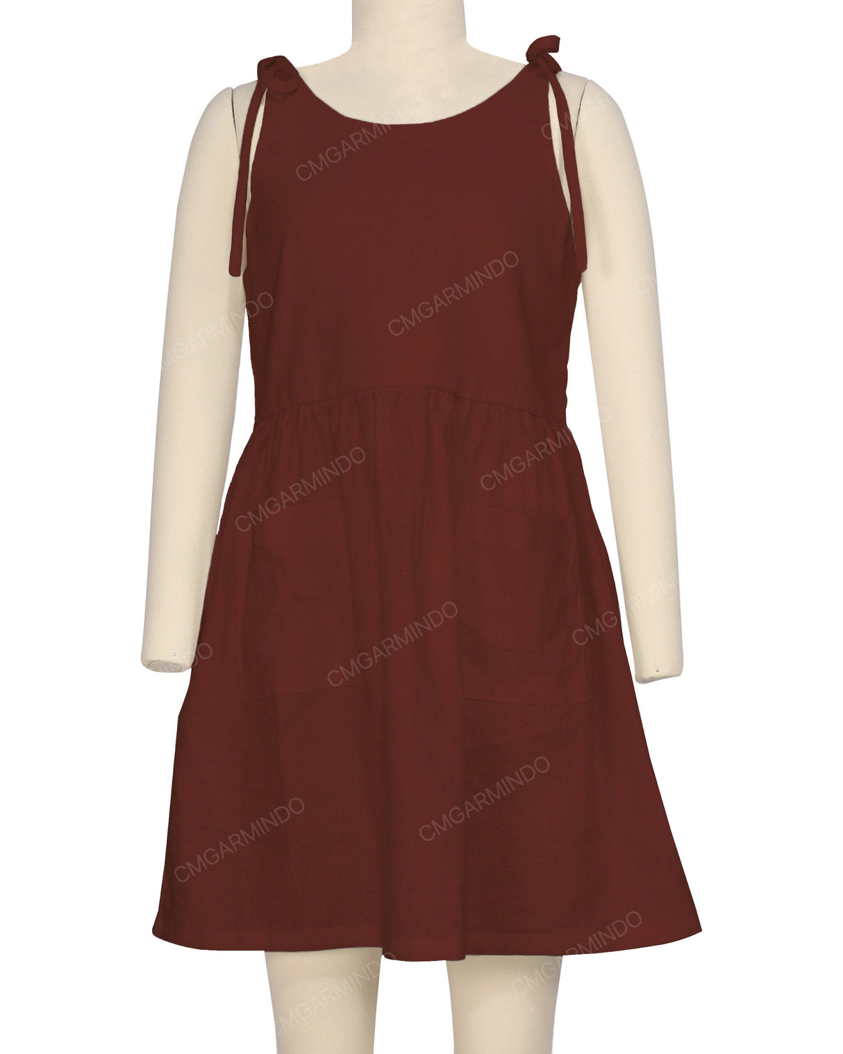 Tie Shoulder Mini Dress