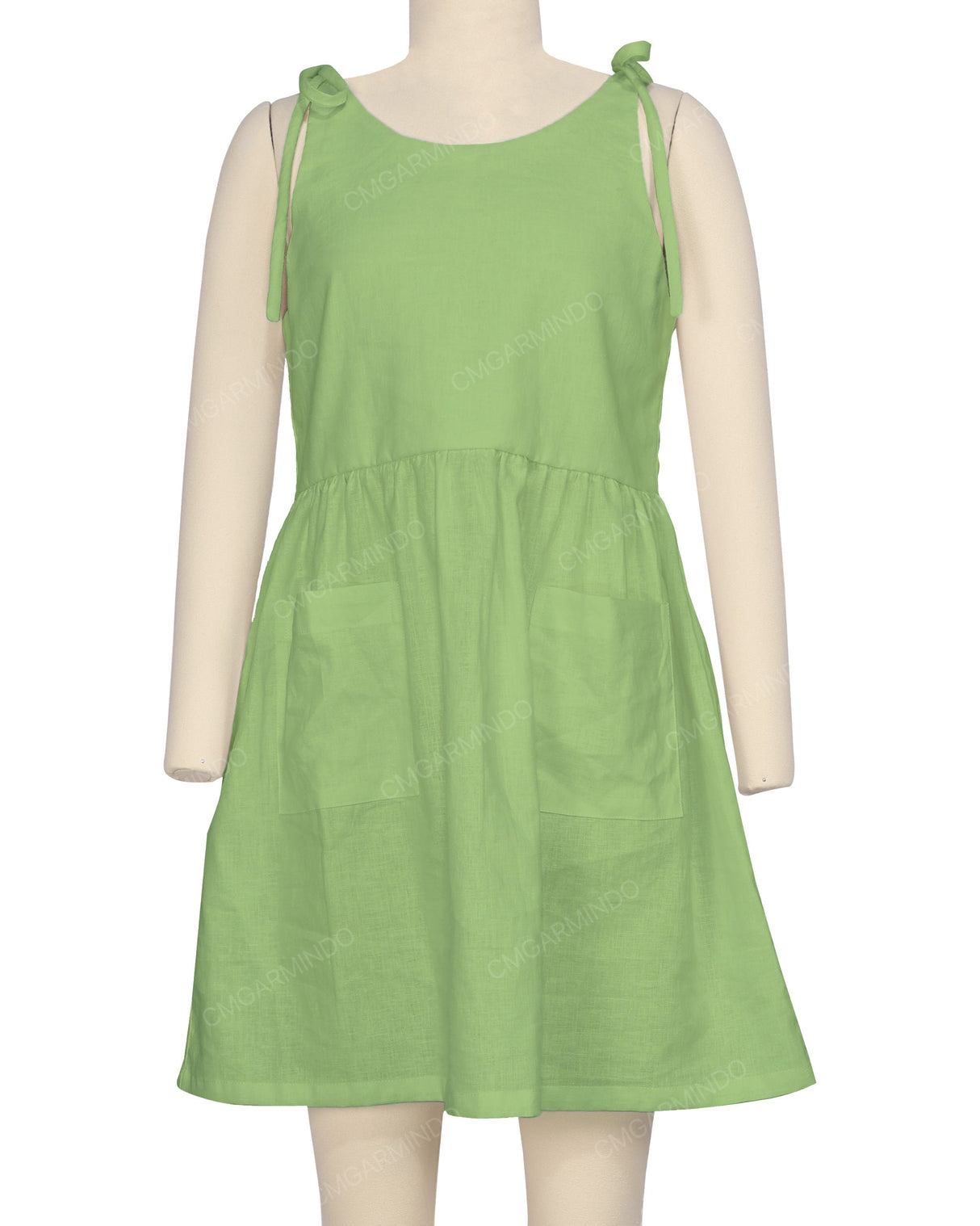 Tie Shoulder Mini Dress