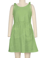 Tie Shoulder Mini Dress