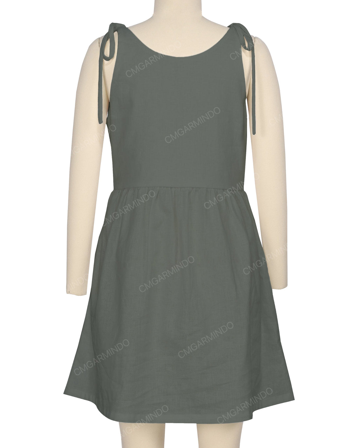 Tie Shoulder Mini Dress