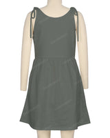 Tie Shoulder Mini Dress