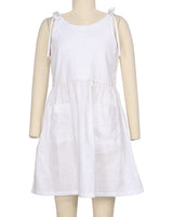 Tie Shoulder Mini Dress