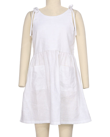Tie Shoulder Mini Dress