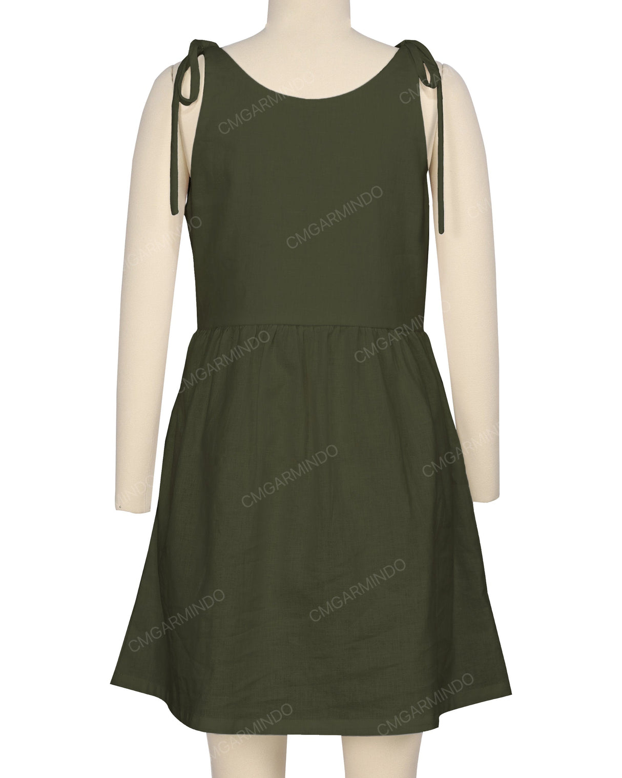 Tie Shoulder Mini Dress