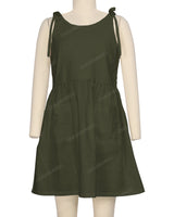 Tie Shoulder Mini Dress