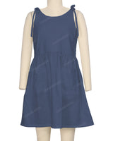 Tie Shoulder Mini Dress