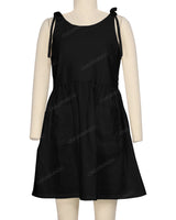Tie Shoulder Mini Dress