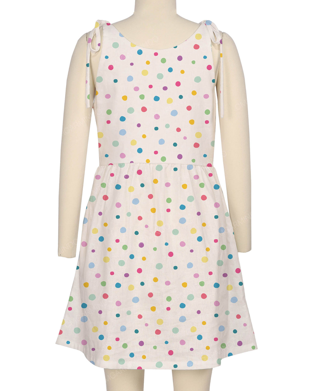Tie Shoulder Mini Dress