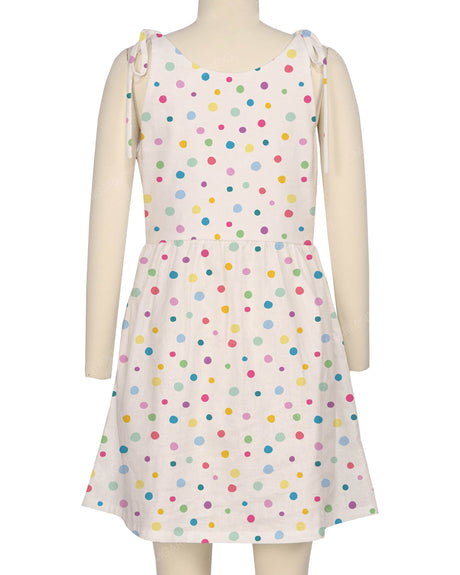 Tie Shoulder Mini Dress