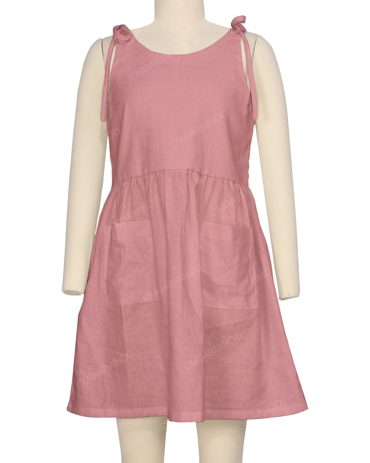 Tie Shoulder Mini Dress