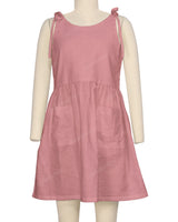 Tie Shoulder Mini Dress