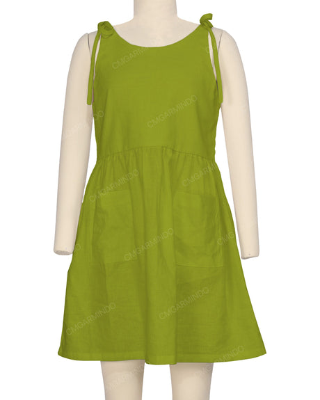 Tie Shoulder Mini Dress
