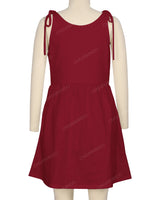 Tie Shoulder Mini Dress