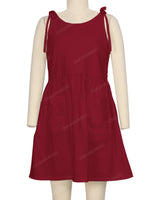 Tie Shoulder Mini Dress
