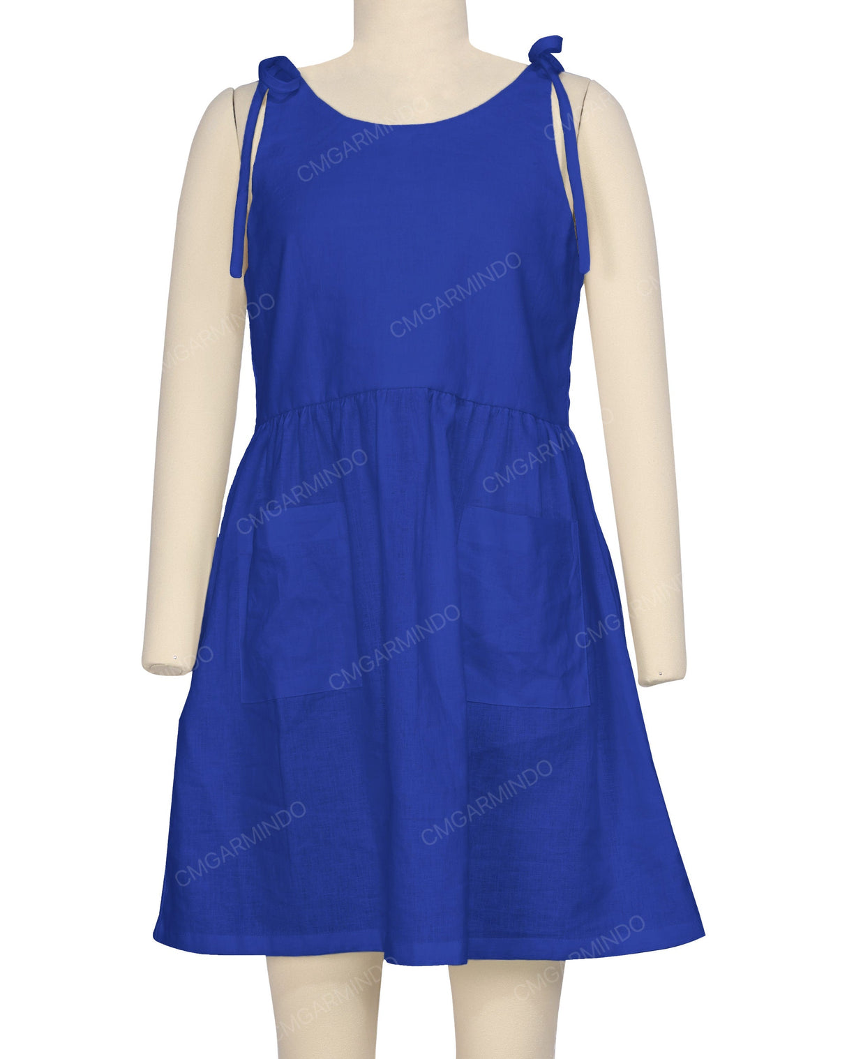 Tie Shoulder Mini Dress