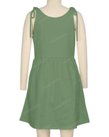 Tie Shoulder Mini Dress