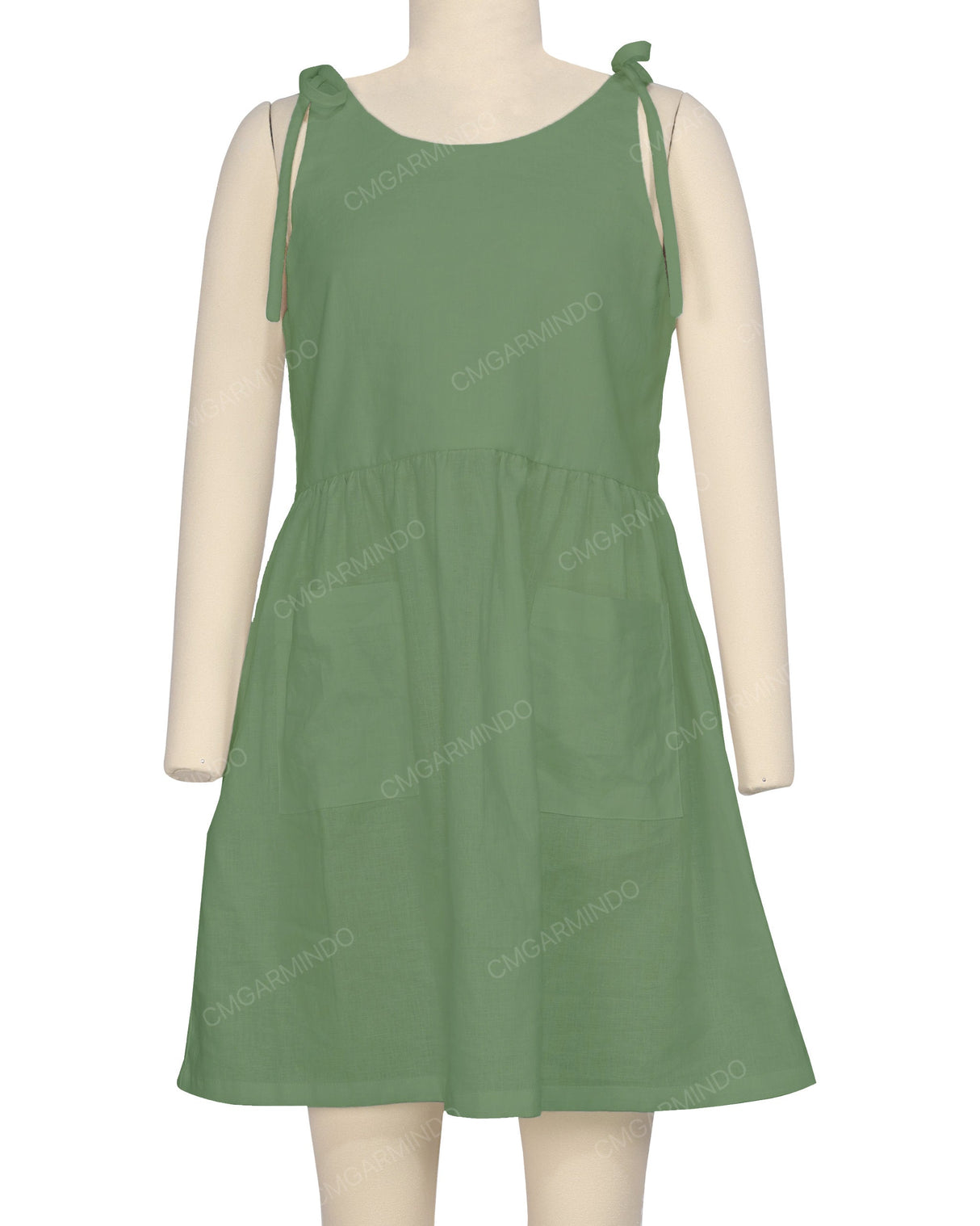 Tie Shoulder Mini Dress