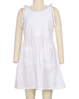 Tie Shoulder Mini Dress