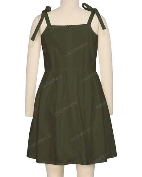 Tie Shoulder Dress