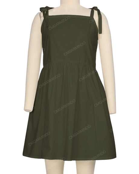 Tie Shoulder Dress