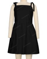 Tie Shoulder Dress