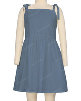 Tie Shoulder Dress