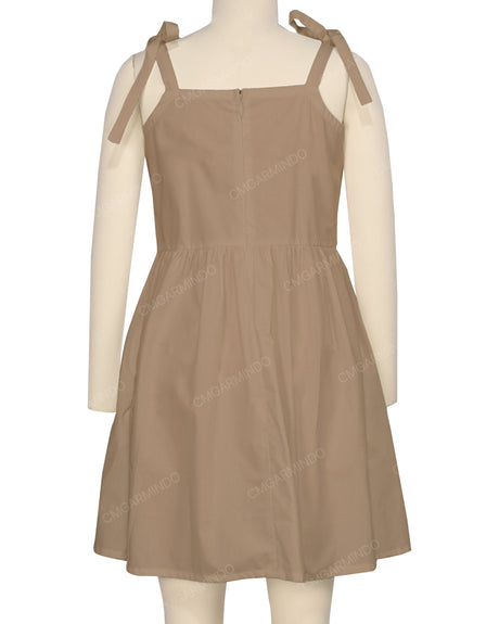 Tie Shoulder Dress