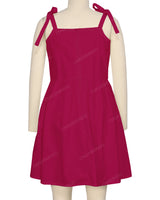 Tie Shoulder Dress