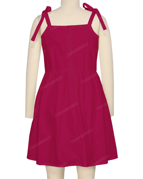 Tie Shoulder Dress