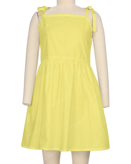 Tie Shoulder Dress