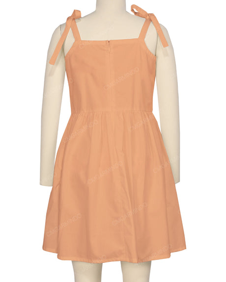 Tie Shoulder Dress