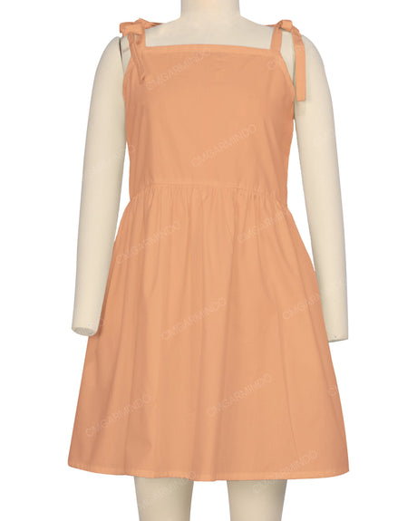 Tie Shoulder Dress