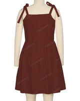 Tie Shoulder Dress