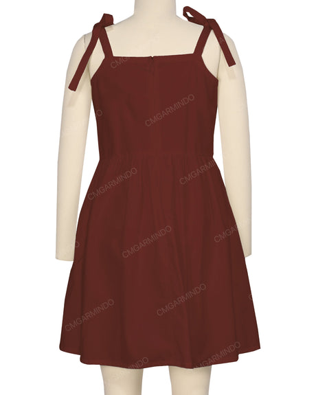 Tie Shoulder Dress