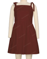 Tie Shoulder Dress